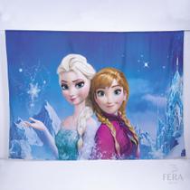 Painel de Festa Retangular Princesa de Gelo de 5,00x2,50m Fera Print