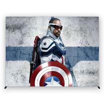 Painel de Festa Retangular Sam Wilson 6,00x3,00 Metros Fera Print