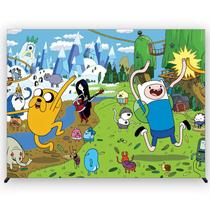 Painel de Festa Retangular Tempo de Aventura 4,00x3,00 Metros Fera Print