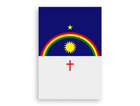 Painel De Festa Vertical 1,50 x 2,20 - Bandeira de Pernambuco 010