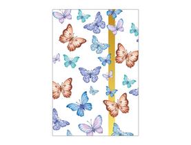 Painel De Festa Vertical 1,50 x 2,20 -Borboleta Circulo Efeito Glitter Dourado 021
