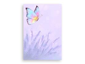 Painel De Festa Vertical 1,50 x 2,20 - Borboletas em Lavanda 016
