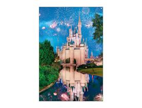 Painel De Festa Vertical 1,50 x 2,20 - Castelo Com Fogos de Artifício 003