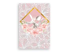Painel De Festa Vertical 1,50 x 2,20 - Chá de Cozinha Floral Rosa Rendado 007 Painel De Festa Vertical 1,50 x 2,20 - Chá de Cozinha Floral Rosa Rendado 007