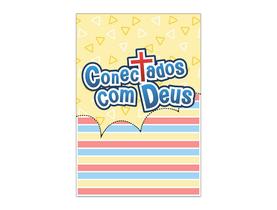 Painel De Festa Vertical 1,50 x 2,20 - Conectados com Deus 010 Painel De Festa Vertical 1,50 x 2,20 - Conectados com Deus 010