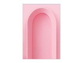 Painel De Festa Vertical 1,50 x 2,20 - Efeito Arco Portal Curvas Finas Rosa 032 Painel De Festa Vertical 1,50 x 2,20 - Efeito Arco Portal Curvas Finas Rosa 032