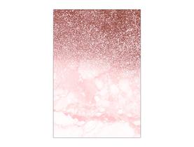 Painel De Festa Vertical 1,50 x 2,20 - Efeito Mármore Rose Com Glitter 006