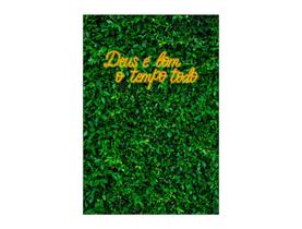 Painel De Festa Vertical 1,50 x 2,20 - Efeito Muro Inglês Deus é Bom o Tempo Todo 017 Painel De Festa Vertical 1,50 x 2,20 - Efeito Muro Inglês Deus é Bom o Tempo Todo 017