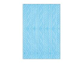 Painel De Festa Vertical 1,50 x 2,20 - Efeito Tricô Aran Azul Claro 014