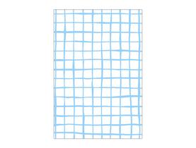 Painel De Festa Vertical 1,50 x 2,20 - Estampa Grid Quadriculado Azul Claro 066