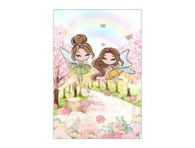 Painel De Festa Vertical 1,50 x 2,20 - Fadas Morena Efeito Glitter 003 Painel De Festa Vertical 1,50 x 2,20 - Fadas Morena Efeito Glitter 003