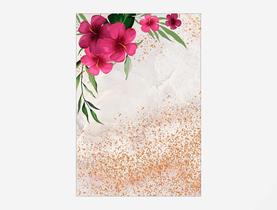 Painel De Festa Vertical 1,50 x 2,20 - Flores Pink Efeito Glitter 020 Painel De Festa Vertical 1,50 x 2,20 - Flores Pink Efeito Glitter 020