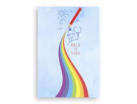 Painel De Festa Vertical 1,50 x 2,20 - Formatura ABC 002