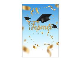 Painel De Festa Vertical 1,50 x 2,20 - Formatura Capelos Formei 008