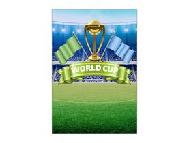 Painel De Festa Vertical 1,50 x 2,20 - Futebol Copa do Mundo 019 Painel De Festa Vertical 1,50 x 2,20 - Futebol Copa do Mundo 019