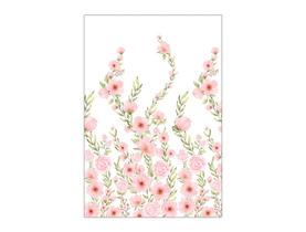 Painel De Festa Vertical 1,50 x 2,20 - Galho Floral Verde com Rosas 134