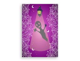 Painel De Festa Vertical 1,50 x 2,20 - Halloween Roxo Fantasma 014 Painel De Festa Vertical 1,50 x 2,20 - Halloween Roxo Fantasma 014