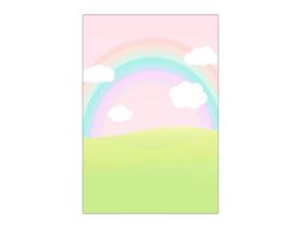 Painel De Festa Vertical 1,50 x 2,20 - Jardim Arco-íris Cute 022 Painel De Festa Vertical 1,50 x 2,20 - Jardim Arco-íris Cute 022