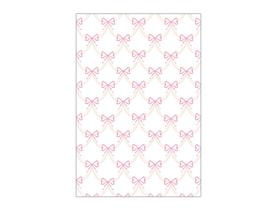 Painel De Festa Vertical 1,50 x 2,20 - Laços Rosa e Bege 069