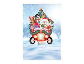 Painel De Festa Vertical 1,50 x 2,20 - Natal Neve Papai Noel 039 Painel De Festa Vertical 1,50 x 2,20 - Natal Neve Papai Noel 039