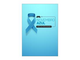 Painel De Festa Vertical 1,50 x 2,20 - Novembro Azul Prevenção 010