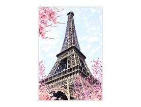 Painel De Festa Vertical 1,50 x 2,20 - Paris Torre Eiffel Flores 001 Painel De Festa Vertical 1,50 x 2,20 - Paris Torre Eiffel Flores 001