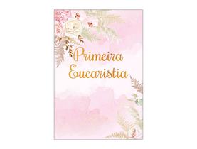 Painel De Festa Vertical 1,50 x 2,20 - Primeira Eucaristia Comunhão 017