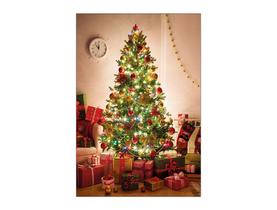 Painel De Festa Vertical 1,50 x 2,20 - Sala de Estar Árvore de Natal 010 Painel De Festa Vertical 1,50 x 2,20 - Sala de Estar Árvore de Natal 010