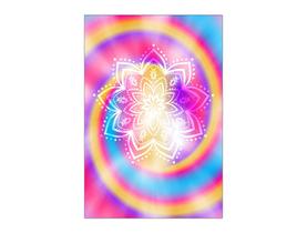 Painel De Festa Vertical 1,50 x 2,20 - Tie Dye Mandala Hippie 002