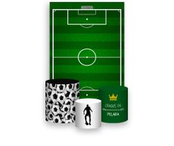 Painel De Festa Vertical 1,50 x 2,20 Trio De Capas Cilindro, Campo de Futebol 023
