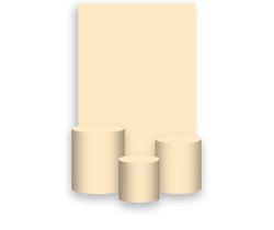 Painel De Festa Vertical 1,50 x 2,20 + Trio De Capas Cilindro - Cor Liso Amarelo Pastel 048 Painel De Festa Vertical 1,50 x 2,20 + Trio De Capas Cilindro - Cor Liso Amarelo Pastel 048