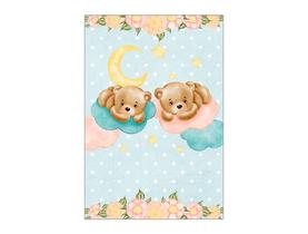 Painel De Festa Vertical 1,50 x 2,20 - Ursinhos Revelação Cute Bears 040 Painel De Festa Vertical 1,50 x 2,20 - Ursinhos Revelação Cute Bears 040