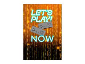 Painel De Festa Vertical 1,50 x 2,20 - Video-Game Controle 015