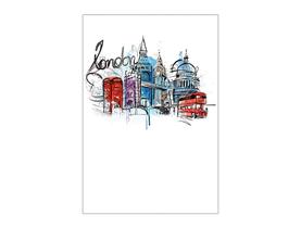 Painel De Festa Vertical 1,50 x 2,20 - Volta ao Mundo Londres Ilustração 015 Painel De Festa Vertical 1,50 x 2,20 - Volta ao Mundo Londres Ilustração 015