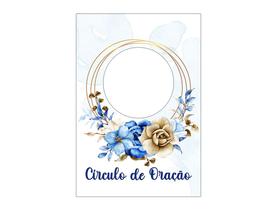 Painel De Festa Vertical Interativo 1,50 x 2,20 - Círculo de Oração Floral 047 Painel De Festa Vertical Interativo 1,50 x 2,20 - Círculo de Oração Floral 047
