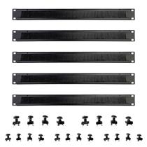 Painel de gerenciamento de cabos Suprwin 1U para rack de 19" - pacote com 5