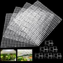 Painel de grade de plástico cerâmico com tampa de aquário para tanque de peixes Painel de grade de plástico cerâmico com tampa de aquário para tanque de peixes
