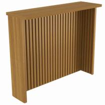 Painel de Ilha Ripado 120 cm 100 MDF Cozinha Modulada Nesher