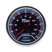 Painel De Instrumentos LED Branco 52mm: Medidores De Pressão De Água E Óleo, Tensão, Tacômetro,