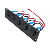 Painel De Interruptor Joystick À Prova d'Água Azul 20A 3-Pinos 12V Para Carros Caminhões Barcos RVs