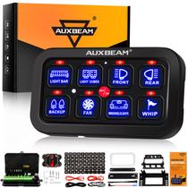 Painel de Interruptores Auxbeam BA80 8 Gangues com LED - Regulagem Automática