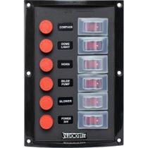 Painel de interruptores Sea-Dog Splash Guard Vertical 6 Switch