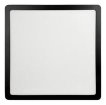 Painel de LED 24 W 6500k Quadrado Sobrepor Preto Foxlux Painel de LED 24 W 6500k Quadrado Sobrepor Preto Foxlux