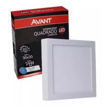 Painel de Led 24W Quadrado Sobrepor Avant