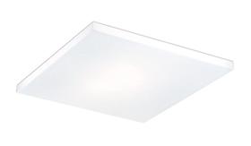 Painel de Led Acrílico Stilo Clean Elpis Embutir Quadrado Branco 24W