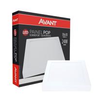 Painel De Led Avant Sob Pop 24w Luz Branca 6500k Quad Biv