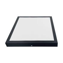 Painel De Led Blumenau Backlight Quadrado De Sobrepor 32w Bivolt Preto 6500k Luz Branca Painel De Led Blumenau Backlight Quadrado De Sobrepor 32w Bivolt Preto 6500k Luz Branca