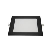 Painel De Led Blumenau Quadrado Embutir 18w Bivolt Preto 4100k Luz Neutra Painel De Led Blumenau Quadrado Embutir 18w Bivolt Preto 4100k Luz Neutra