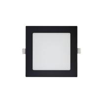 Painel De Led Blumenau Slim Quadrado De Embutir 12w Bivolt Preto 6500k Luz Branca Painel De Led Blumenau Slim Quadrado De Embutir 12w Bivolt Preto 6500k Luz Branca