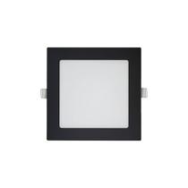 Painel de Led Blumenau Slim Quadrado de Embutir 12W Bivolt Preto Painel de Led Blumenau Slim Quadrado de Embutir 12W Bivolt Preto